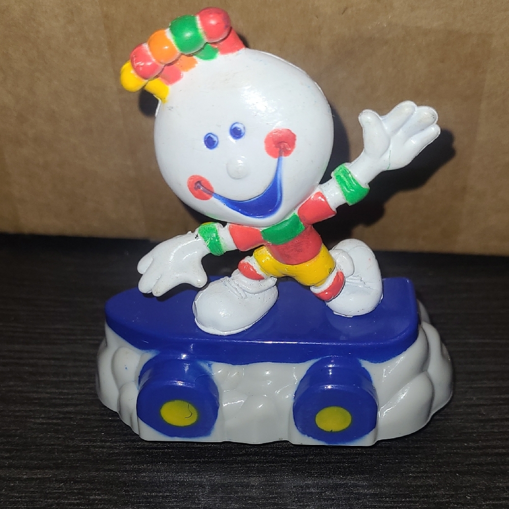 ❤️Vintage Jack in the Box Mascot Figure on Skateboard – 90s Fast Food